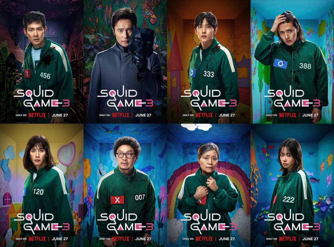 Squid game 3 phim
